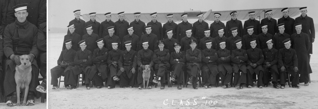 Dog with Class 100 at No. 12 EFTS