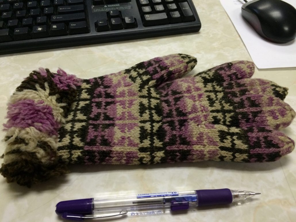 Glove from Huron County Museum textile collection