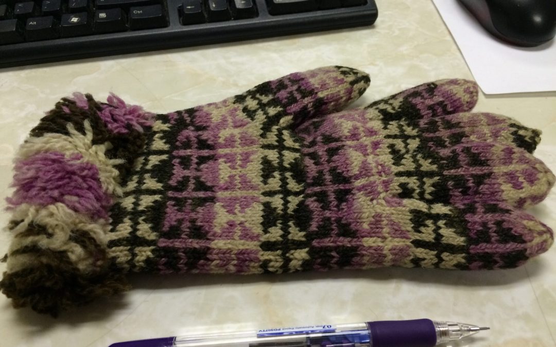 Glove from Huron County Museum textile collection