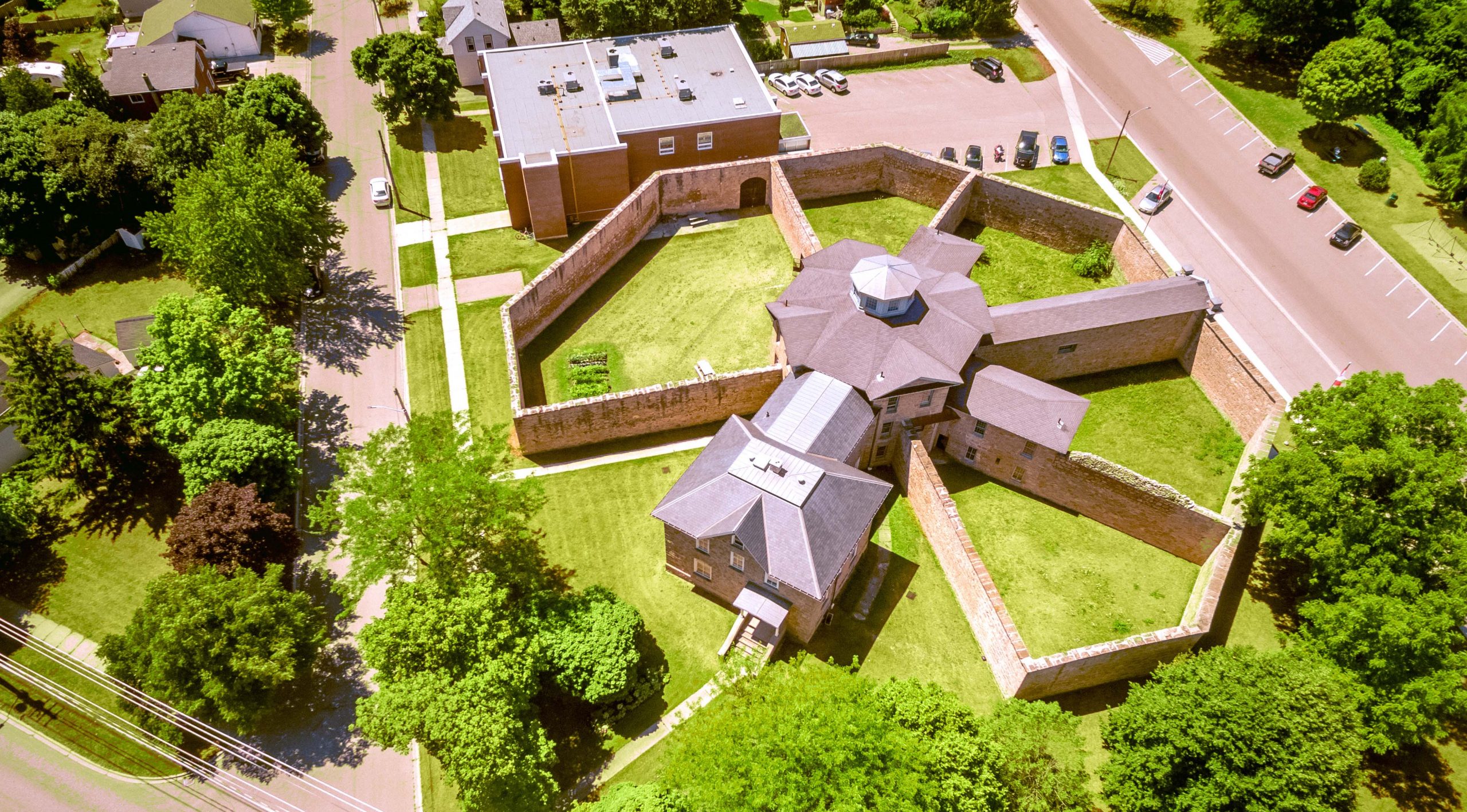 20160726-DJI_0048-Edit Aerial view of the Huron Historic Gaol