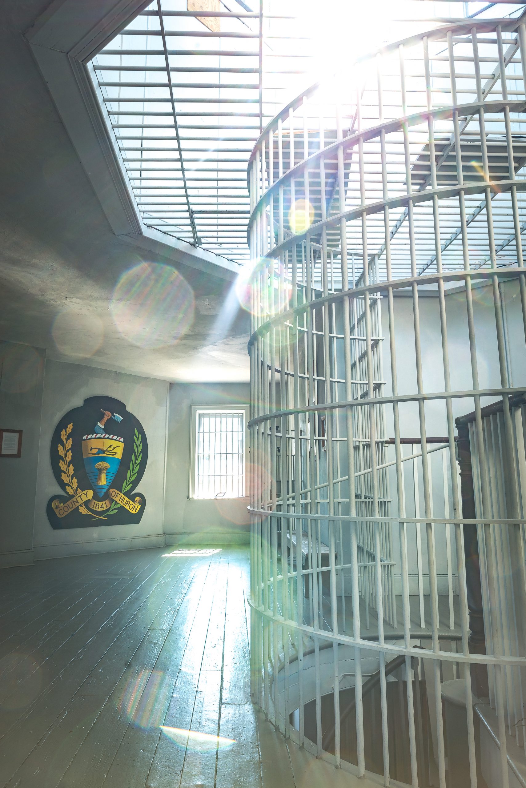 Image of cupola/tower inside gaol courtroom.