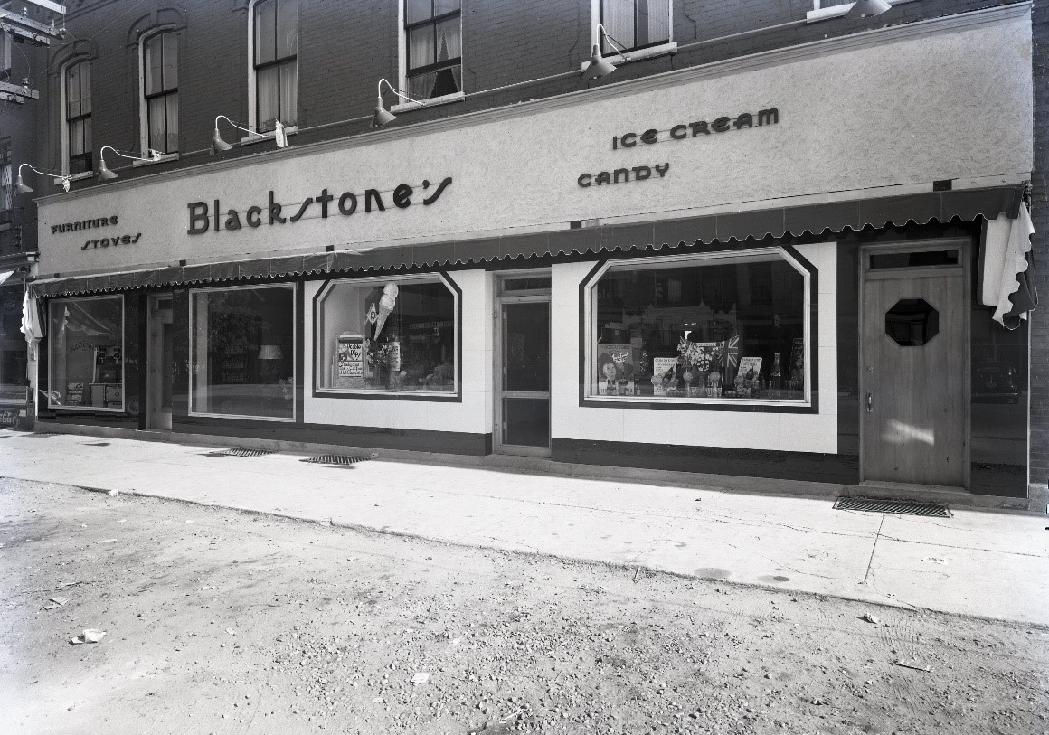 Photograph of the front of Blackstone's Store, Goderich