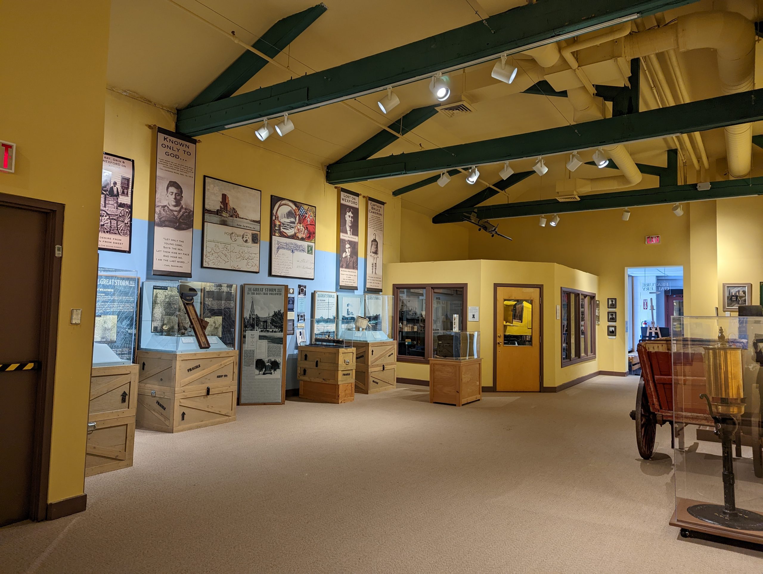 Image of the Industry Gallery prior to the start of renovations