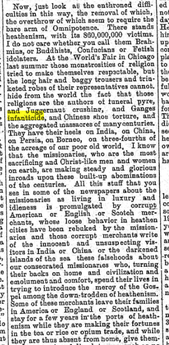 the safe arm of god image of a newspaper clipping