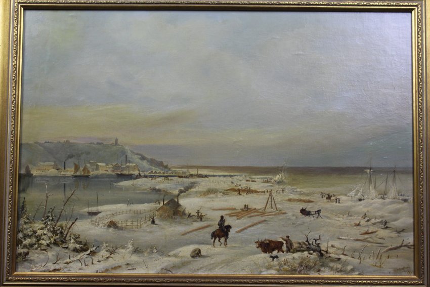 Cresswell painting Image of Tiger Dunlop's cup