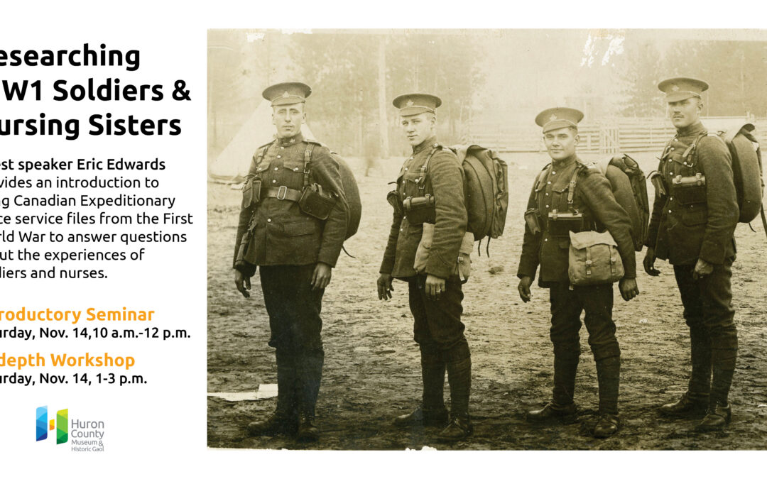SEMINAR: Researching WW1 Soldiers & Nursing Sisters