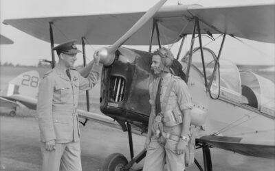 Flight Lieutenant Wilson and Student