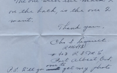 Correspondence between Mr. Henderson and Chris E. Legault